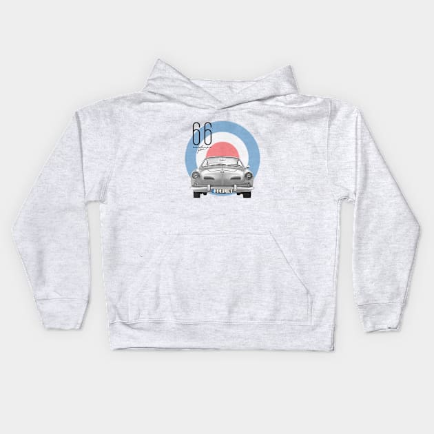 66 Karmann Ghia Kids Hoodie by oobmmob